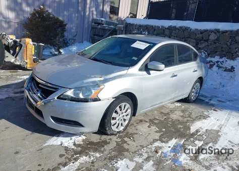 2015 Nissan Sentra S from USA, damaged, VIN 3N1AB7APXFY331611